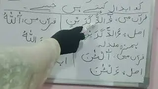 Ahkllm - e - Hamza. Class number 47 lesson ibdaal