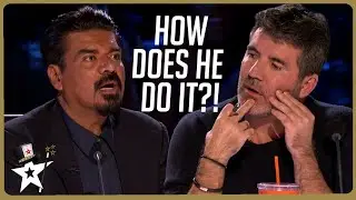 Wizard COMBINES Money Using His Mouth on America's Got Talent!