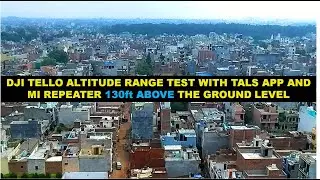DJI tello Altitude Range Test