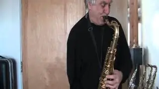 Conn Gold Plated Chu Portrait Model Tenor Sax , first trial