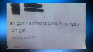 Student arrested for making threat