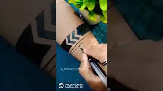 Arm band tattoo trick &hearts;️ | Subscribe for more ideas 💡 #shorts #youtubeshorts