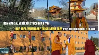 Une Rue Fran&ccedil;aise Baptis&eacute;e Au Nom &ldquo;Tr&egrave;s V&eacute;n&eacute;rable Th&iacute;ch Minh T&acirc;m&rdquo; &Agrave; &Eacute;vry Courcouronnes France