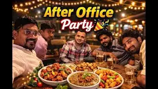 #day85 Beer, Snacks & Rooftop Vibes 🔥 After Office Party Vlog #dailyvlog #christmas #party