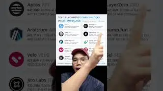 CRYPTO TOKEN UNLOCKS! APA AJA LIST CRYPTO YANG AKAN UNLOCKS DI BULAN SEPTEMBER!! #crypto