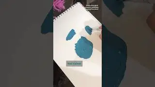 How to make Teal Colour | Colour Mixing | Acrylic Color Mixing | Teal Color #shorts #colormixing