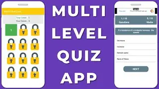 Multi Level Quiz App - GK Quiz App - Android Quiz App