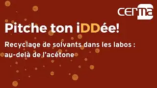 Pitche ton iDD&eacute;e! Recyclage de solvants dans les labos : au-del&agrave; de l&rsquo;ac&eacute;tone