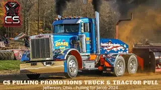 Jefferson, Ohio - CS Pulling Promotions Truck & Tractor Pull - Pulling for Jacob 2024