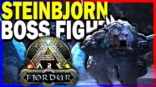 ARK FJORDUR STEINBJORN - Arks Toughest Bear? Giant Golem Bear Boss! Location And Preview!
