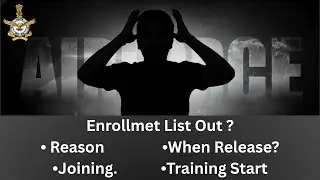 Enrollment List Airforce 1 2026 latest Update | Reason | Joining dates | Training |Rally,Star intake