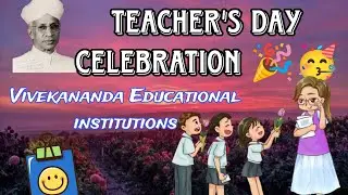 TEACHER'S DAY&hearts;️🌹 - Vivekananda Educational institutions, Namakal 2023 | ms_meoww's vlog |