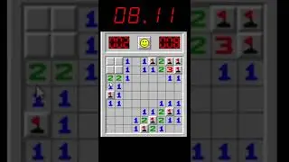 9,80 SECONDS 💥 Minesweeper Flags WORLD RECORD!!! 💣 #shorts