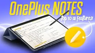 OnePlus Pad Notes Deep Dive &mdash; AI Summaries, Handwriting & Voice-Enabled for Faster Note-Taking!