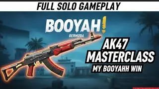 AK47 Masterclass: My BOOYAHH Win on Bermuda! (Full Solo Gameplay. @TotalGaming093 #freefire 