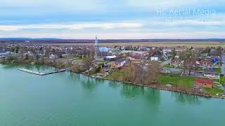 Les C&egrave;dres Waterfront in 4K Aerial Drone Video by HC Aerial Media