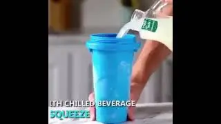 Quick frozen Smoothies squeeze Slush Quick Cooling Cup Milkshake Bottle Smoothie Squeeze Bottles