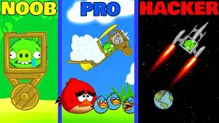 Bad Piggies - NOOB vs PRO vs HACKER