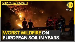 Greece battles Europe&rsquo;s deadliest fire for 10th day | WION Climate Tracker