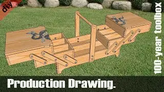 100 YEAR TOOLBOX.Production Drawing.DIY