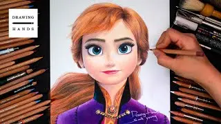 Drawing Frozen2 - Anna [Drawing Hands]
