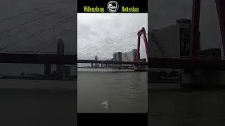 #shorts #rotterdam #willemsbrug #boating #boattrip #varen #boatlife | Varen met de Lithakia