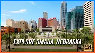 City of Omaha Nebraska Tour 4K✨Don't Flyover The Cornhusker State