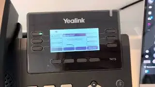Webex yealink T41S basic call