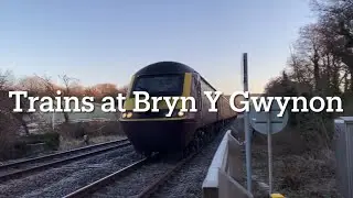 Trains at Bryn Y Gwynon 03/01/2026 including Network Rail HST and 802106 &ldquo;Paddington in Peru&rdquo;