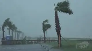 08-16-2021 Mexico Beach, Florida - Tropical Storm Fred - Surfers, Wind, Heavy Rain