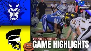 West Haven vs Amity | 2025 CTHS Football Game Highlights | West Haven Senior Night
