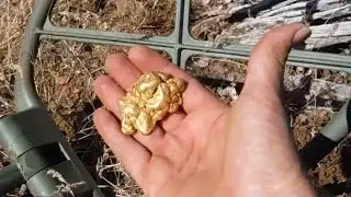 5.4 oz Gold Nugget Test - Garrett ATX Deep Seeker Coil 20