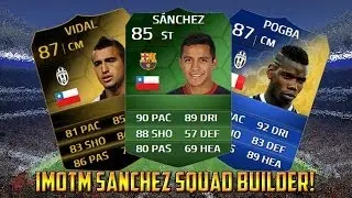 FIFA 14 iMOTM S&aacute;nchez Hybrid Squad Builder
