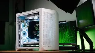 CTE C750 Air Snow !!! Full power of watercooling [PC Build]/4K /Designed by Thermaltake