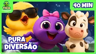 🎧💚 40 Min de Tico e Dona Aranha e toda Turma | Músical Infantil Coreografada 💚