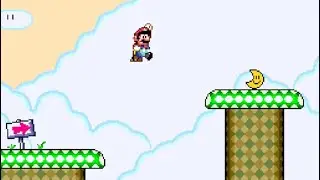 Super Mario World Gameplay Cheese Bridge Area SECRET EXIT