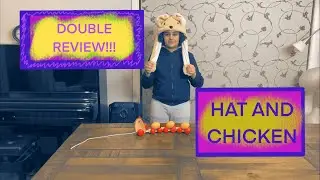 OPAL Toys, DOUBLE TOY REVIEW!!! Animal MOVING Ear Hat and Chicken Towing 3 EGGS! Baby, Toddler, Kids