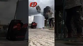 ✅Установка резервуара для воды на 1100 литров #сантехника #tuboplus