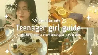 ULTIMATE TEEN GIRL GUIDE❣: advice + tips i wish i know earlier 🎀 (10-15 years) #aesthetic #advice