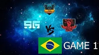 SG e-Sports VS Midas Club Elite - DOTA Summit 7 - American Qualifier - NARRA&Ccedil;&Atilde;O PT-BR - GAME 1