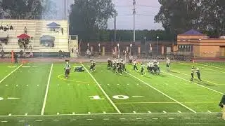 Aiden Cerpa #25 Modesto Raiders 19-0 against Hilmar Packers