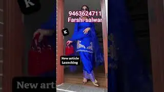 #fashion Royal blue farshi salwar partywear suit design#farshishalwar #royalblue