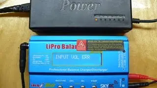 ЗАРЯДНОЕ  УСТРОЙСТВО IMAX B6*и ее ремонт своими силами*ошибка INPUT  VOL ERR