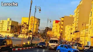 من حديقة تخضع للتعديل بمدخل حي السلام إلى الشرفة الأطلسية في شكلها الحالي Larache today