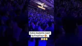 Watch Duke Students React To Loss... #basketball #marchmadness #dukebasketball