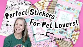 🐾 NEW Kellofaplan Sticker Books Flip-Through! | Pet Basics, Dog Lovers & Cat Lovers
