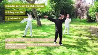 Natural Stretch to Regulate Periods & Ease Menstrual Cramps | Qigong for Hormonal Balance