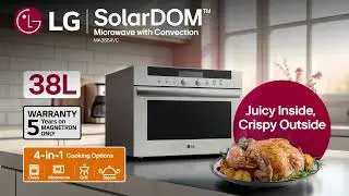 𝐋𝐆 𝐒𝐎𝐋𝐀𝐑𝐃𝐎𝐌 𝐌𝐢𝐜𝐫𝐨𝐰𝐚𝐯𝐞 𝐰𝐢𝐭𝐡 𝐂𝐨𝐧𝐯𝐞𝐜𝐭𝐢𝐨𝐧 EASY TO USE