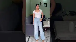 H&M jeans at 50% off #trending#share#like#ootd#grwm#outfits#viral#shorts#haul#myntrasale#style