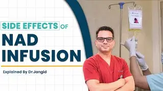NAD+ Infusion के Side Effects | क्या NAD+ IV Therapy Safe है? | Dr. Jangid | SkinQure (Hindi)